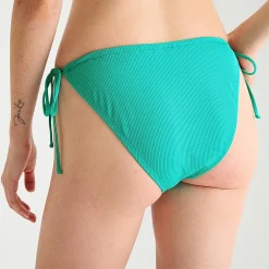 Decree Womens Lined Neon Juniors Cheeky Bikini Swimsuit Bottom