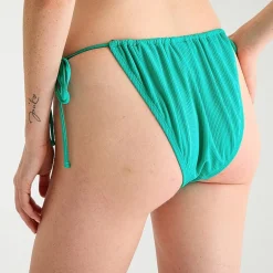 Decree Womens Lined Neon Juniors Cheeky Bikini Swimsuit Bottom