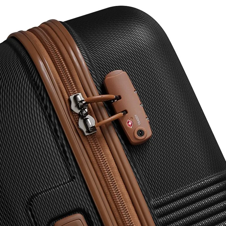 Delsey Paris Flanerie 24 Inch Hardside Checked Spinner Luggage