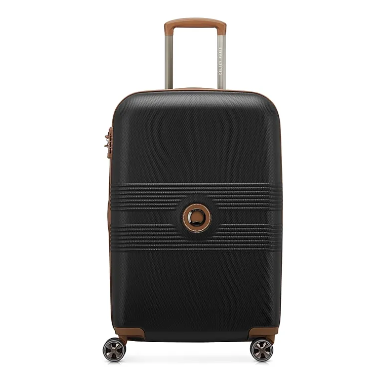 Delsey Paris Flanerie 24 Inch Hardside Checked Spinner Luggage
