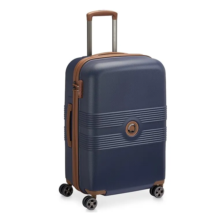 Delsey Paris Flanerie 24 Inch Hardside Checked Spinner Luggage