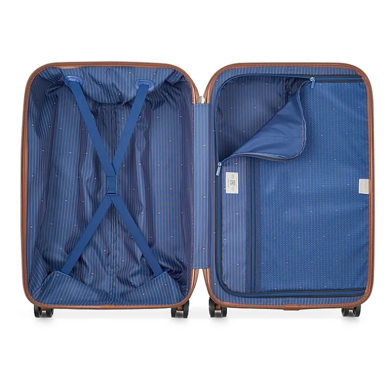 Delsey Paris Flanerie 24 Inch Hardside Checked Spinner Luggage