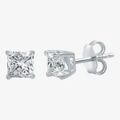 Deluxe Collection 1 CT. T.W. Natural White Diamond 14K Gold 5.2mm Stud Earrings