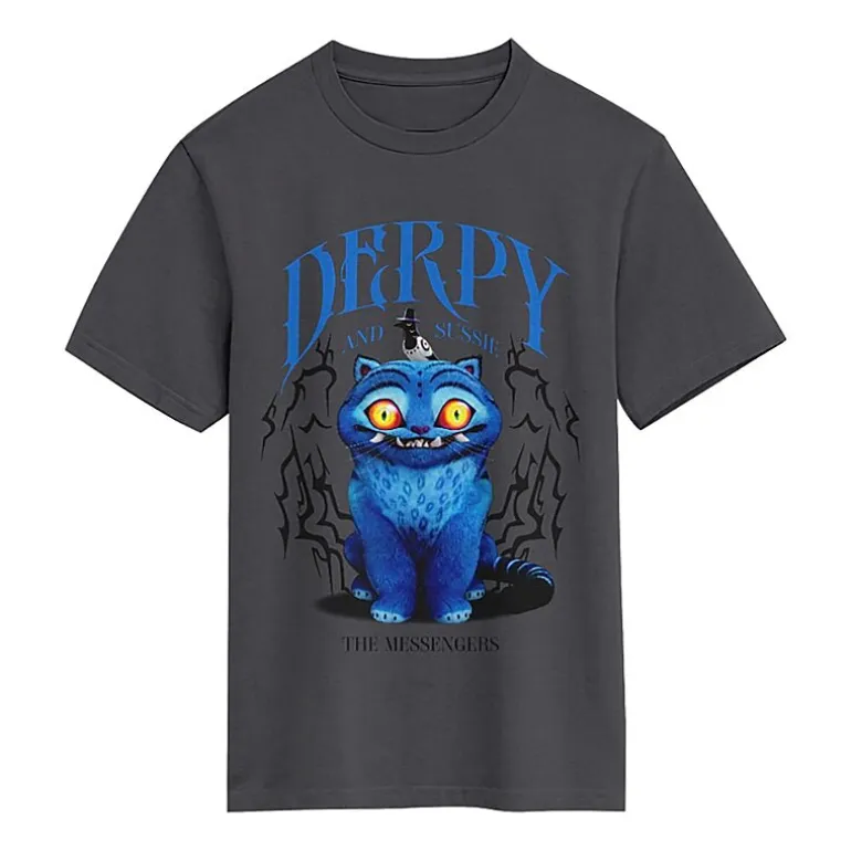 Derpy Little & Big Kid Boys Crew Neck Short Sleeve Regular Fit KPOP Demon Hunters Graphic T-Shirt