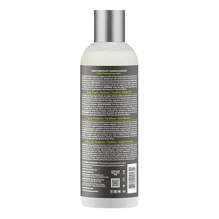 Design Essentials Almond & Avocado Daily Moisturizing Hair Lotion 12 oz.