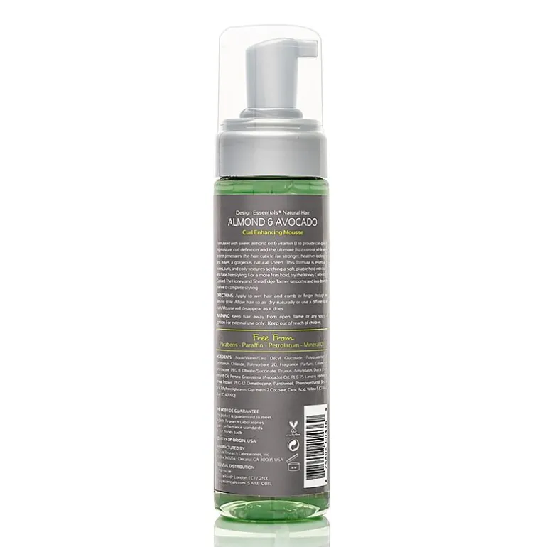 Design Essentials Almond Avocado Curl Enhancing Hair Mousse 10 oz.