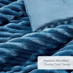 510 Design Avril Fluffy Ribbed Plush Midweight Comforter Set