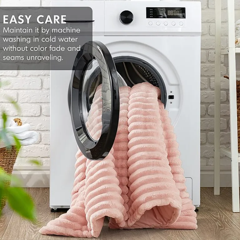510 Design Avril Fluffy Ribbed Plush Midweight Comforter Set