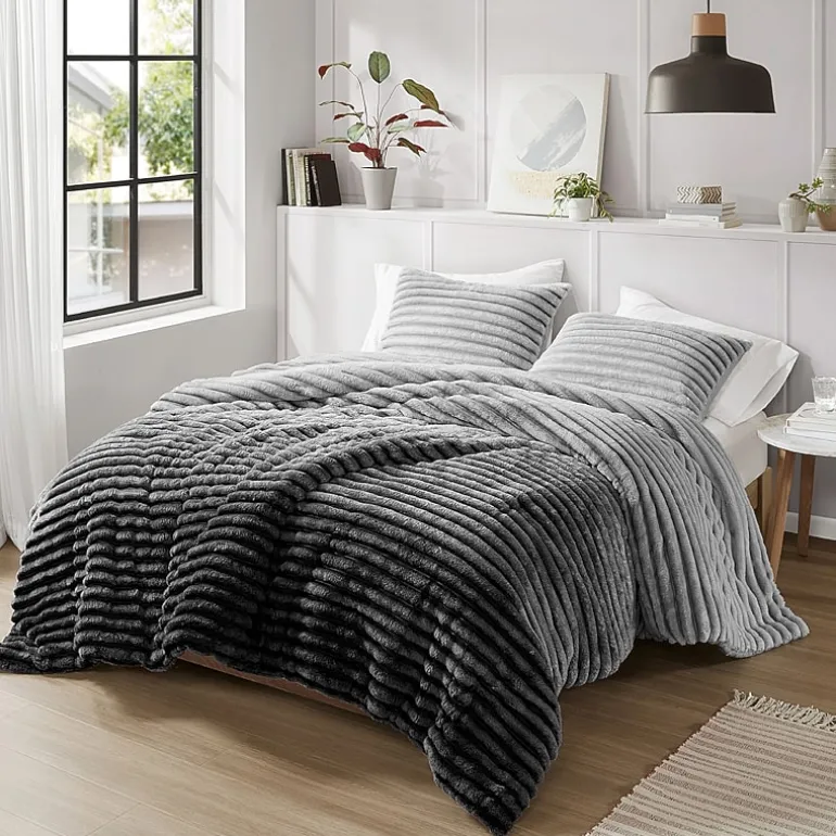 510 Design Avril Fluffy Ribbed Plush Midweight Comforter Set
