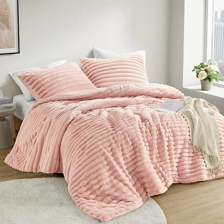 510 Design Avril Fluffy Ribbed Plush Midweight Comforter Set