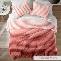 510 Design Avril Fluffy Ribbed Plush Midweight Comforter Set