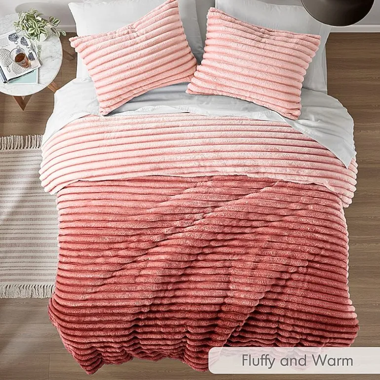 510 Design Avril Fluffy Ribbed Plush Midweight Comforter Set