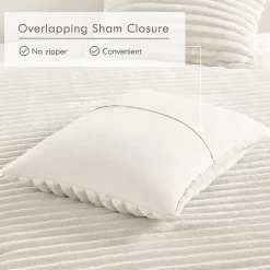 510 Design Avril Fluffy Ribbed Plush Midweight Comforter Set