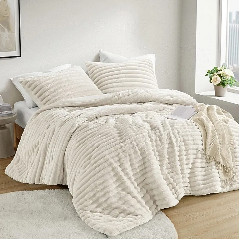 510 Design Avril Fluffy Ribbed Plush Midweight Comforter Set