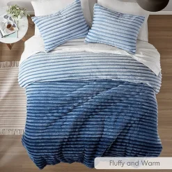 510 Design Avril Fluffy Ribbed Plush Midweight Comforter Set