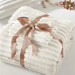 510 Design Avril Fluffy Ribbed Plush Midweight Comforter Set