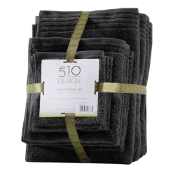 510 Design Big Bundle 12-pc. Quick Dry Solid Bath Towel Set