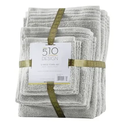 510 Design Big Bundle 12-pc. Quick Dry Solid Bath Towel Set