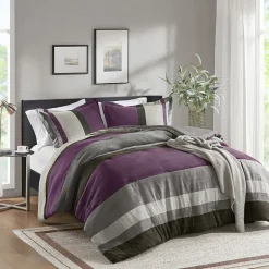 510 Design Boulder Pieced Faux Suede Midweight Comforter Set