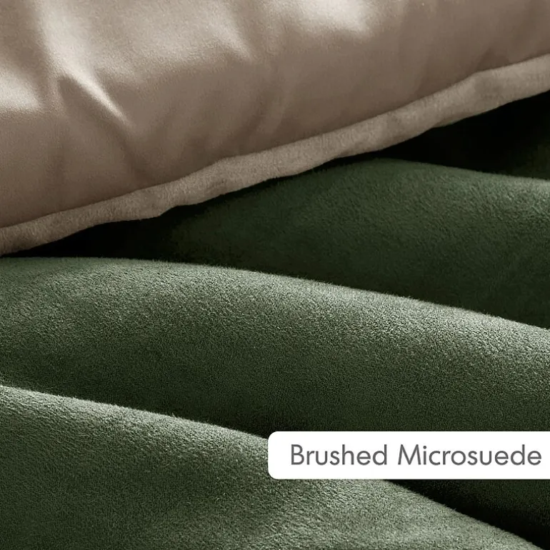 510 Design Boulder Pieced Faux Suede Midweight Comforter Set