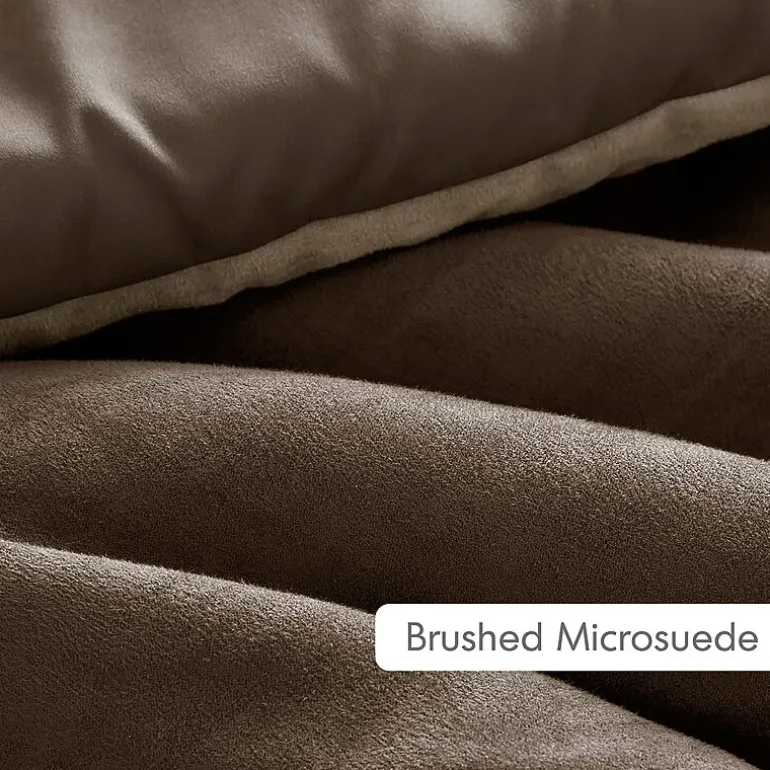 510 Design Boulder Pieced Faux Suede Midweight Comforter Set