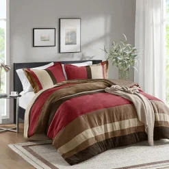 510 Design Boulder Pieced Faux Suede Midweight Comforter Set