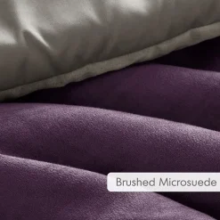 510 Design Boulder Pieced Faux Suede Midweight Comforter Set