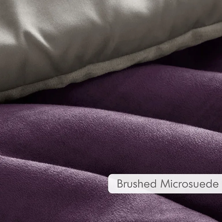 510 Design Boulder Pieced Faux Suede Midweight Comforter Set