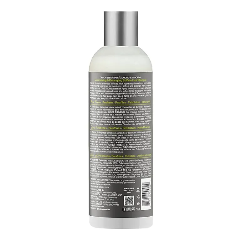 Design Essentials Almond Avocado Shampoo 12 oz.