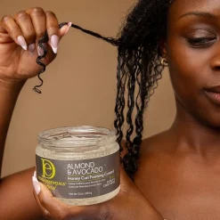 Design Essentials Almond & Avocado Honey Curl Forming Custard Styling Product 12 oz.