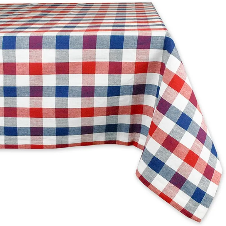 Design Imporrt Checkers Tablecloth