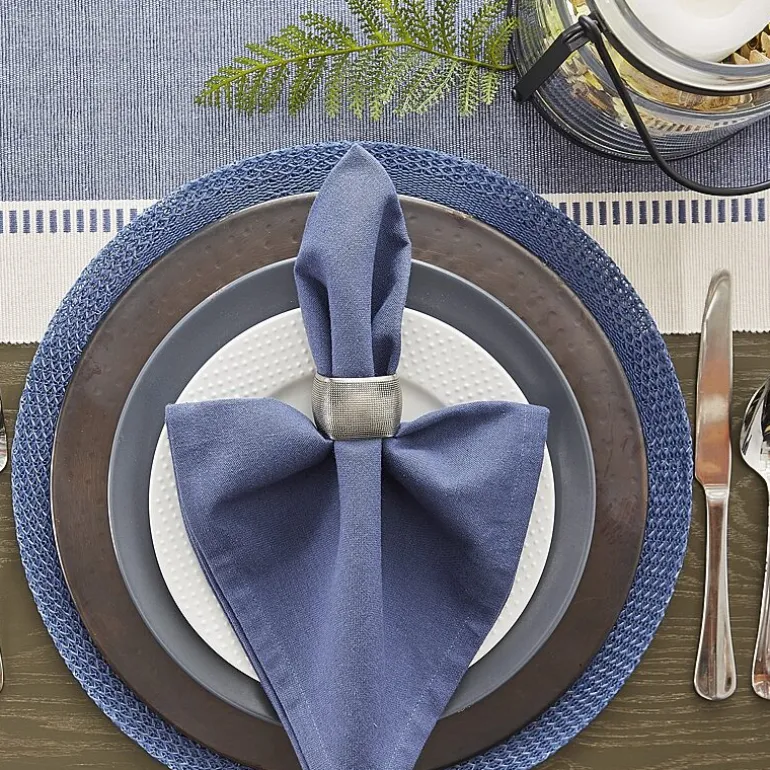 Design Imports Floral Woven Round 6-pc. Placemats
