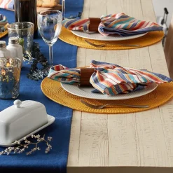 Design Imports Floral Woven Round 6-pc. Placemats