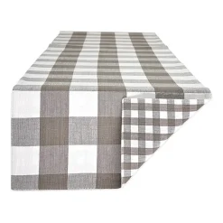 Design Imports Gingham Buffalo Check Table Runner