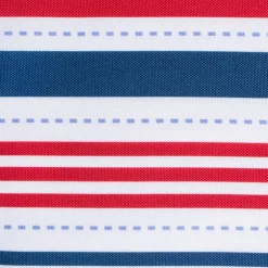 Design Imports Patriotic Stripe Outdoor Umbrella Tablecloth
