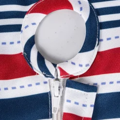 Design Imports Patriotic Stripe Outdoor Umbrella Tablecloth