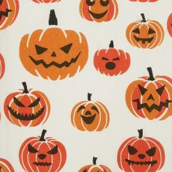 Design Imports Pumpkin Faces 3-pc. Dish Cloths