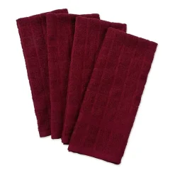 Design Imports Windowpane 4-pc. Terry Dish Cloth Set
