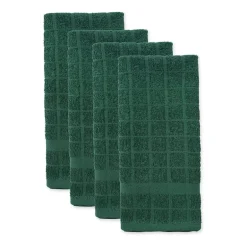 Design Imports Windowpane 4-pc. Terry Dish Cloth Set