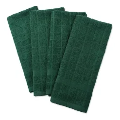 Design Imports Windowpane 4-pc. Terry Dish Cloth Set