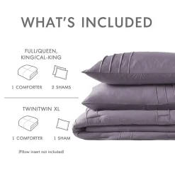 510 Design Porter Soft Wash Pleated Midweight Comforter Set