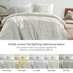 510 Design Porter Soft Wash Pleated Midweight Comforter Set