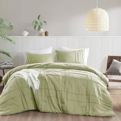 510 Design Porter Soft Wash Pleated Midweight Comforter Set