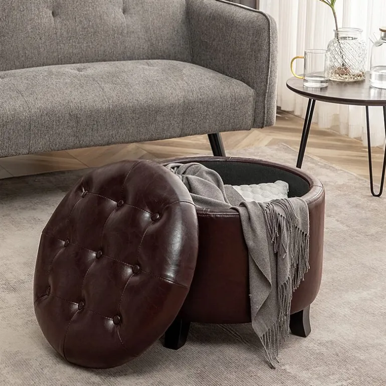 Designs4Comfort Round Ottoman