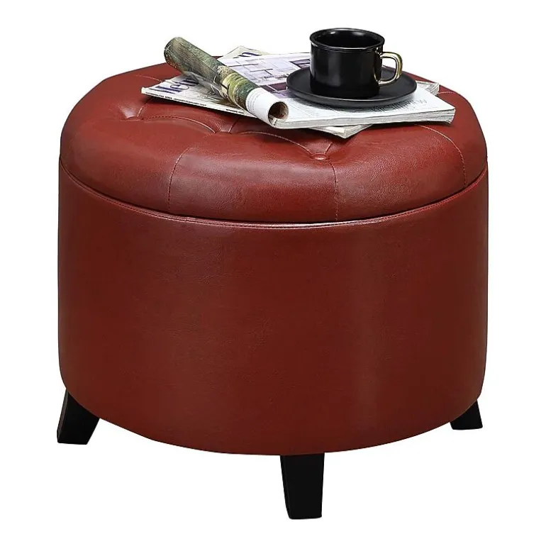 Designs4Comfort Round Ottoman