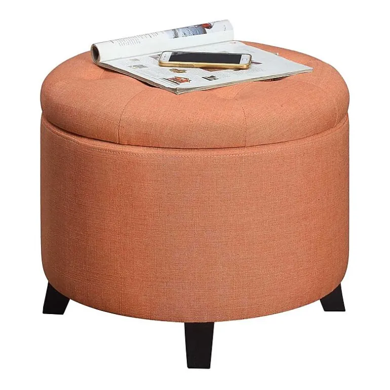 Designs4Comfort Round Ottoman