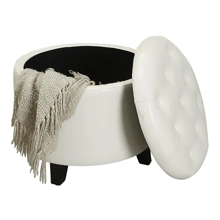 Designs4Comfort Round Ottoman