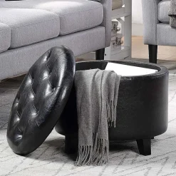 Designs4Comfort Round Ottoman