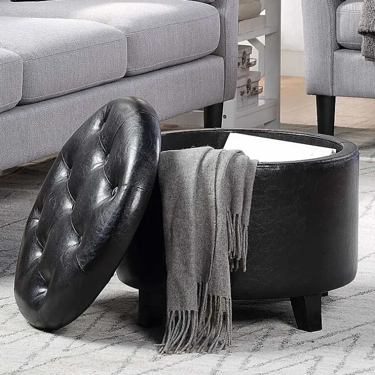 Designs4Comfort Round Ottoman