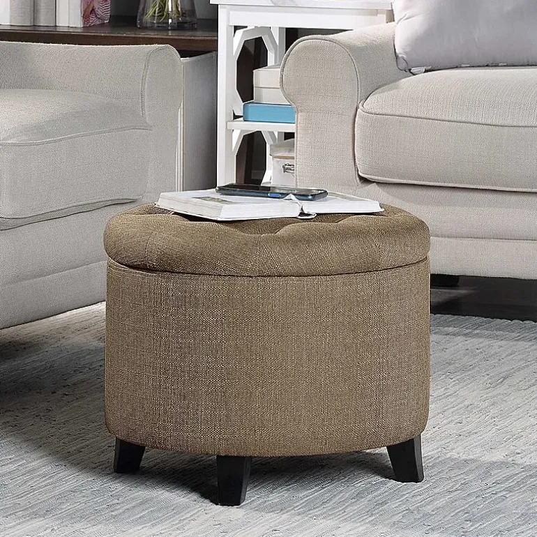 Designs4Comfort Round Ottoman